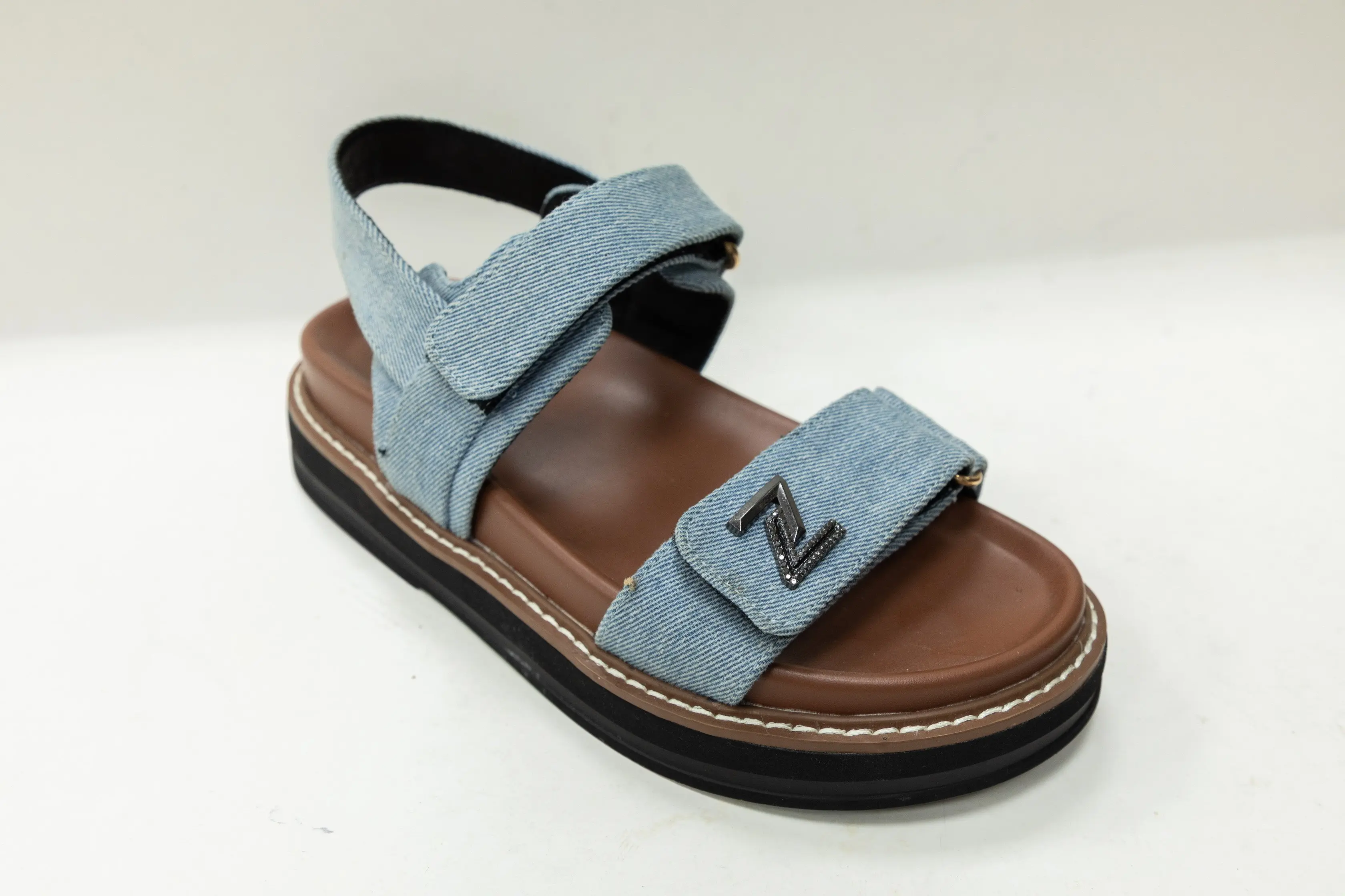 Custom Thick Sole Cement Women Sandals (OEM/ODM Available)
